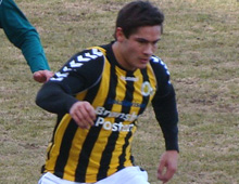 Brønshøjs Lasse Fosgaard i hjemmekampen mod Næstved i 1. division 26. marts 2011 (foto: T. Brygger)