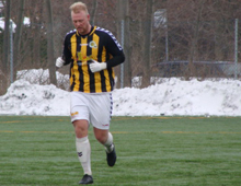 Patrick Tronborg, dobbelt målscorer i træningskampsejren over Roskilde 6. februar 2010 (foto: T. Brygger)