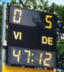 Resultattavlen p&aring; en skoddag